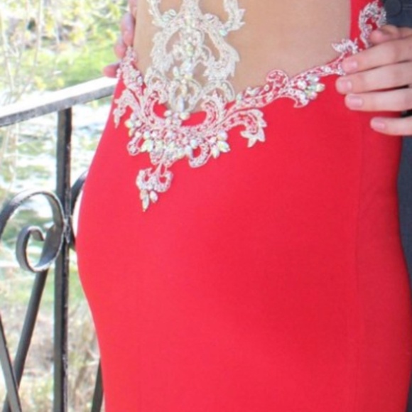 Alyce Paris Red Formal Dress - Picture 2 of 4